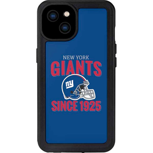 NFL New York Giants Helmet iPhone 15 Plus Waterproof Case